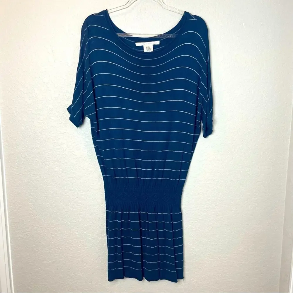metallic knit bodycon dress Metallic Knit Ruched Cowl-Back Mini Dress main image 0